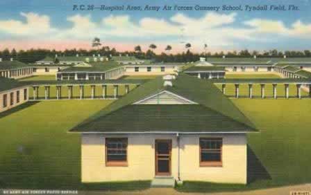 Hospital area, Army Air Forces Gunnery School, Tyndall Field, Florida