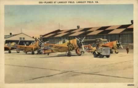 Planes at Langley Field Virginia