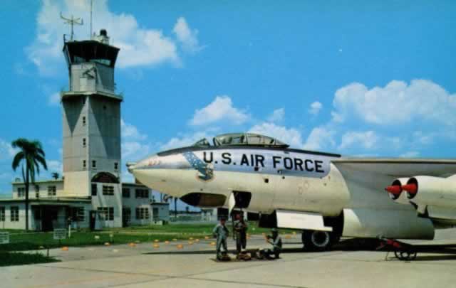 Boeing B-47 shown at Pine Castle Air Force Base, Orlando, Florida