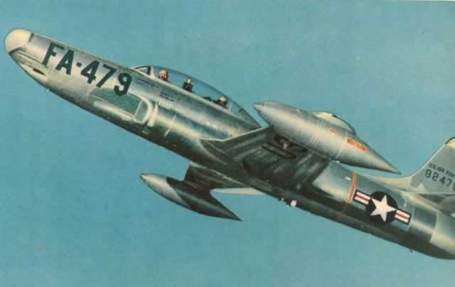 F-94 Starfire S/N 82479 Buzz Number FA-479 in flight