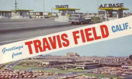 Greetings from Travis Field California ... circa 1950s