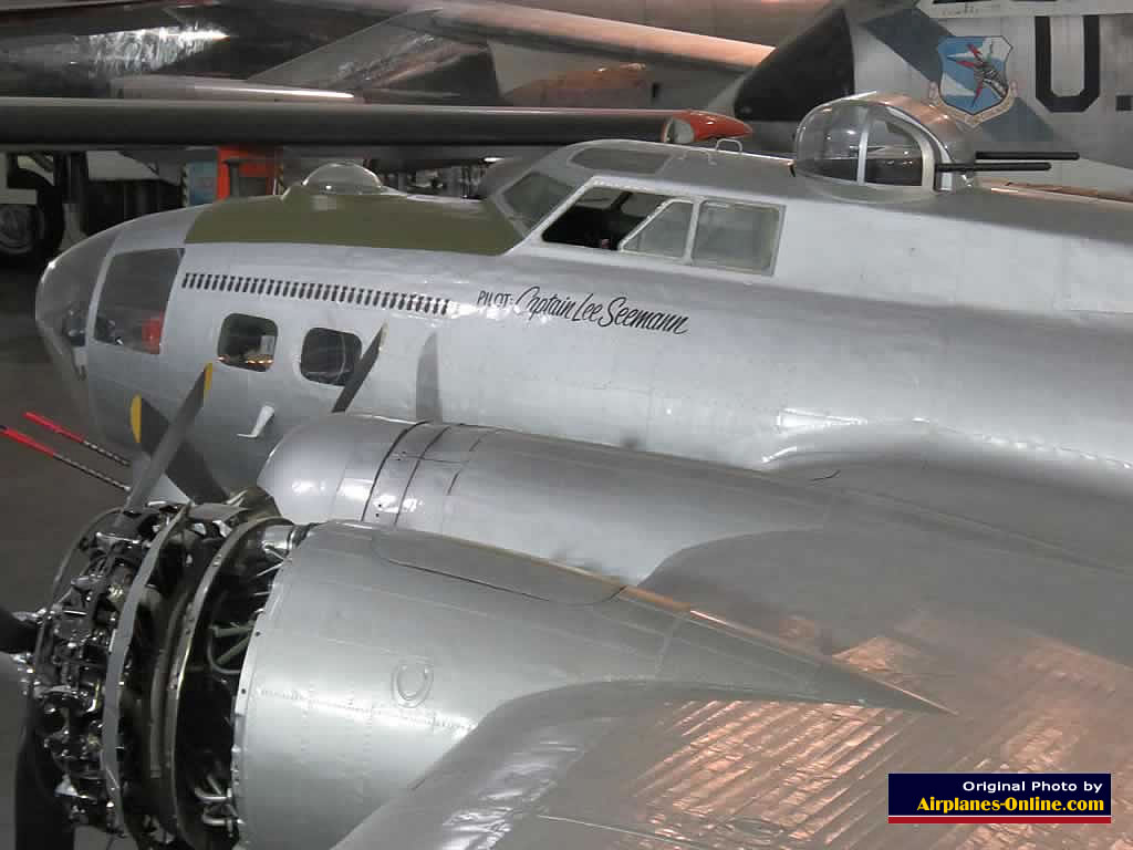 Cockpit and nose view of the Boeing B-17G Flying Fortress, S/N 44-83559, at the Strategic Air Command and Space Museum