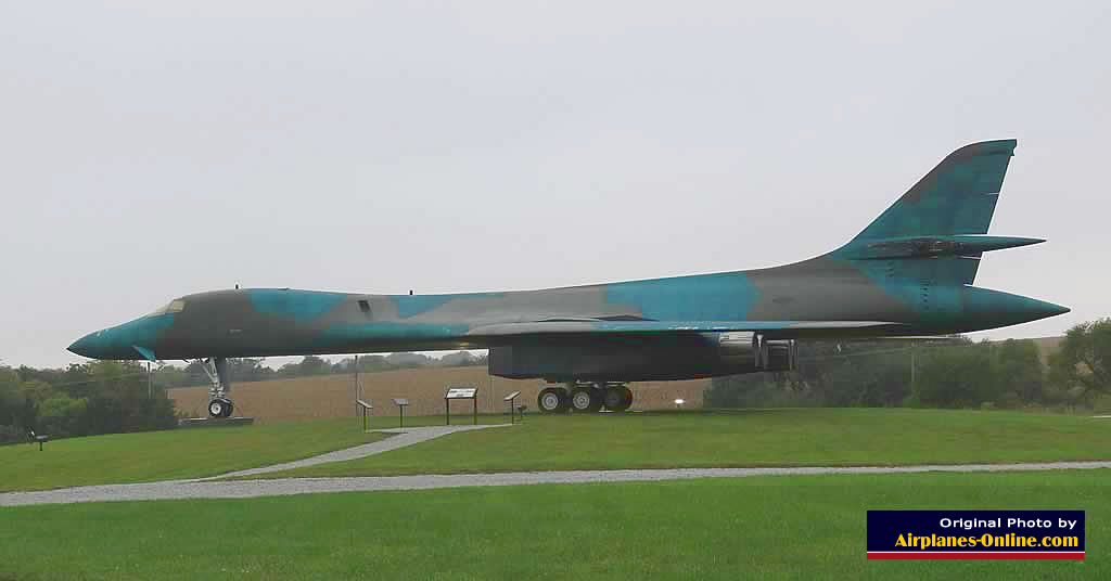 Rockwell B-1A Lancer, S/N 76-174, on display at the Strategic Air Command & Space Museum, Nebraska