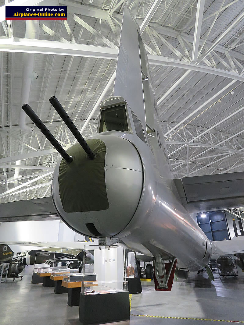 Tail guns on the B-29TB Superfortress S/N 44-84076, at the Strategic Air Command & Space Museum