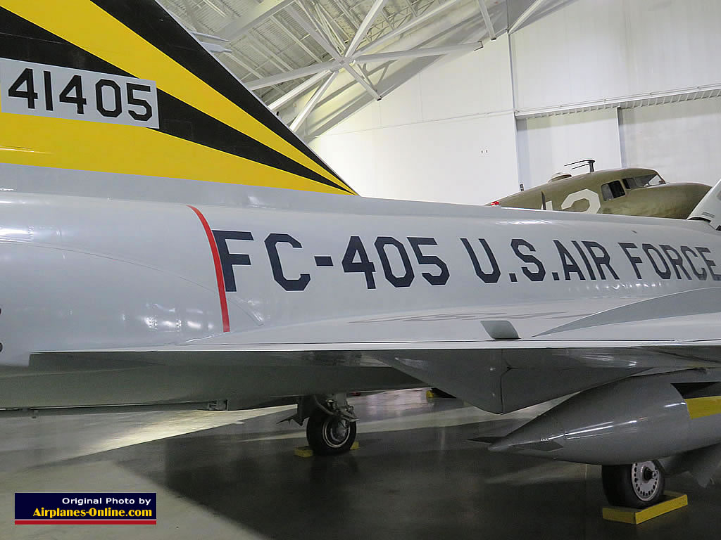F-102A Delta Dagger, S/N 54-1405, Buzz Number FC-405, on display at the Strategic Air Command & Space Museum, Ashland, Nebraska