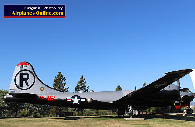 Right fuselage view of the B-29 Superfortress "Legal Eagle II", painted as S/N 484112