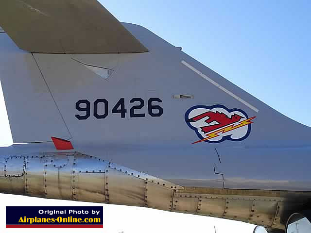 F-101B Voodoo, S/N 90426, South Dakota Air & Space Museum outside the gate of Ellsworth AFB