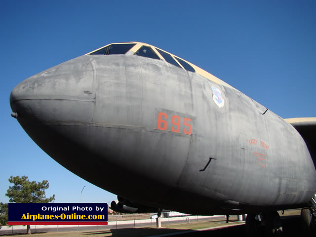 Boeing B-52D Stratofortress S/N 56-695 at Tinker Air Force Base, Oklahoma City, Oklahoma