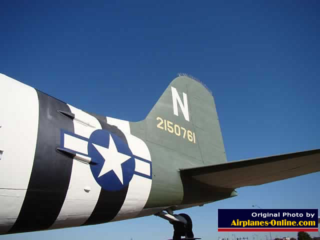 C-47 Skytrain on display at the Charles B. Hall Airpark at the entrance to Tinker Air Force Base, Oklahoma City, Oklahoma
