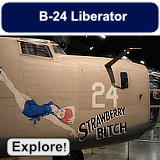 B-24 Liberator history, development, specifications, deployment during World War II, photos and list of surviving aircraft