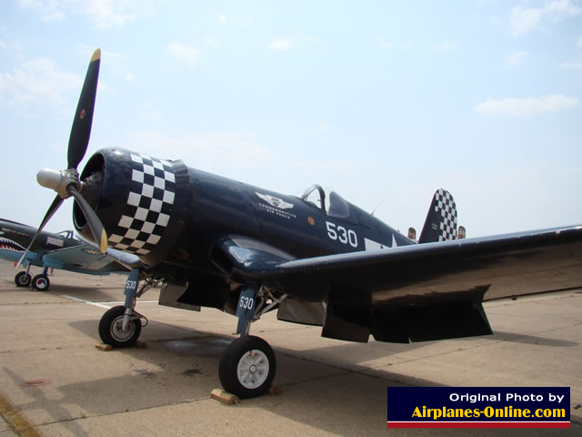 FG-1D Corsair, 92468, of the Dixie Wing of the Commemorative Air Force, at the Cedar Creek Air Show in Tyler, Texas