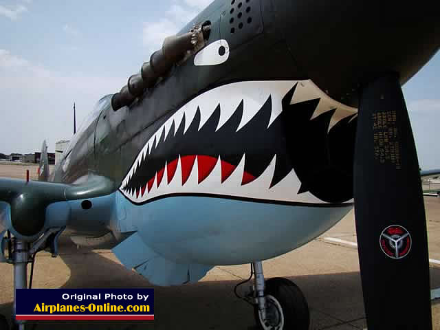 Curtiss P-40 29629 of the CAF at Pounds Regional Airport in Tyler, Texas 