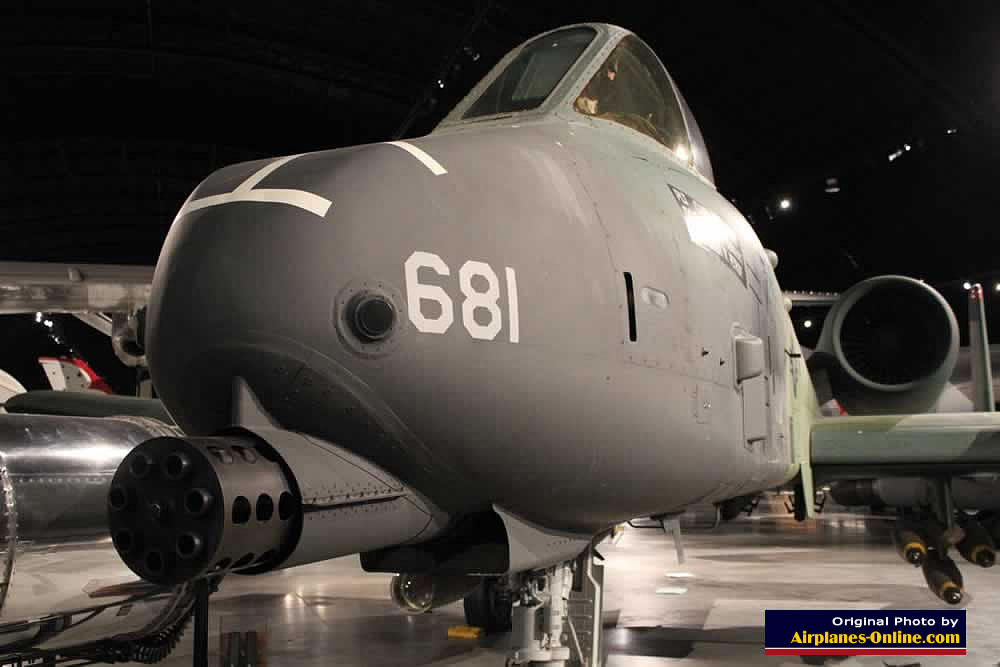 A-10A Thunderbolt on display at the Museum of the United States Air Force, Dayton, Ohio