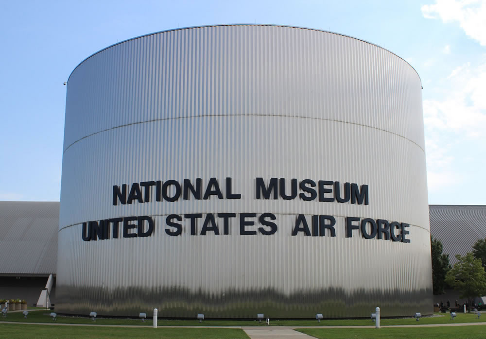 Exterior view of the National Museum of the US Air Force, Wright-Patterson AFB, Dayton, Ohio