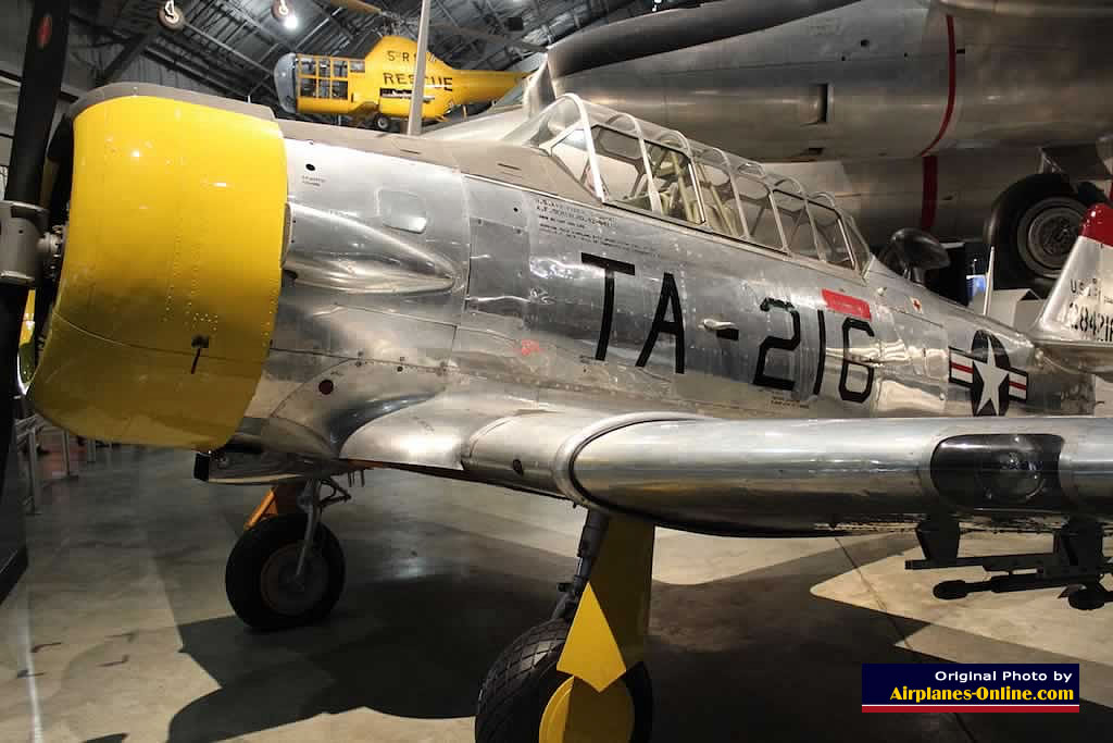 T-6G Texan, Buzz Number TA-216, Museum of the U.S. Air Force, Dayton, Ohio
