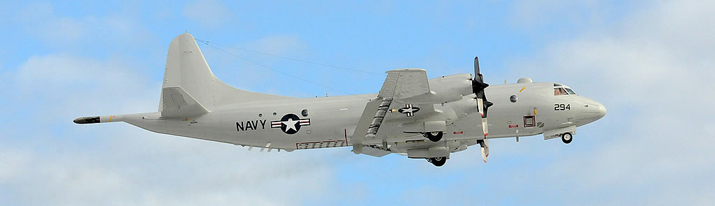 U.S. Navy P-3C Orion 294 in flight