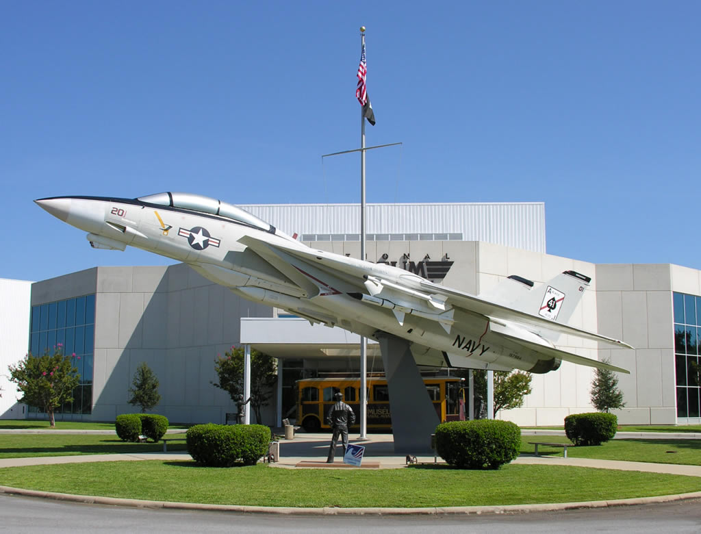 Exterior view of the National Navy Aviation Museum in Pensacola