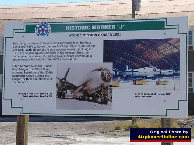 Atomic Mission Hangar 1831 built to house the new B-29 aircraft